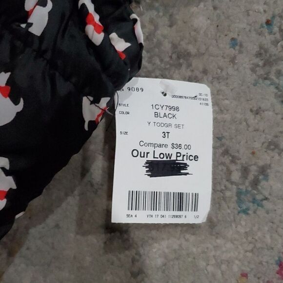 2 Kids Hearts Jackets Juicy Couture & Nannette Doggie Vest Size 3T - Picture 12 of 16